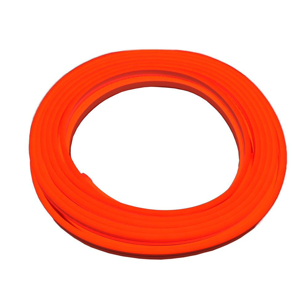 Moss LED SlimNeon FlexLED 12V Red coiled ring white background