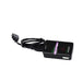 RC4 Wireless RC4Magic 2.4GHz Series 3 HG-Configuration Dongle USB wireless DMX configuration tool front angle view with USB cable attached showing HG-Dongle branding RF indicator CE marking RC4Wireless logo on black compact housing on white background