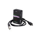 RC4 Wireless RC4Magic 2.4GHz Series 3 HG-Configuration Dongle USB wireless DMX configuration tool standing upright view with USB Mini-B port on top USB cable with USB-A connector showing HG-Dongle branding RF indicator FCC ID status LEDs RC4Wireless logo on black compact housing on white background