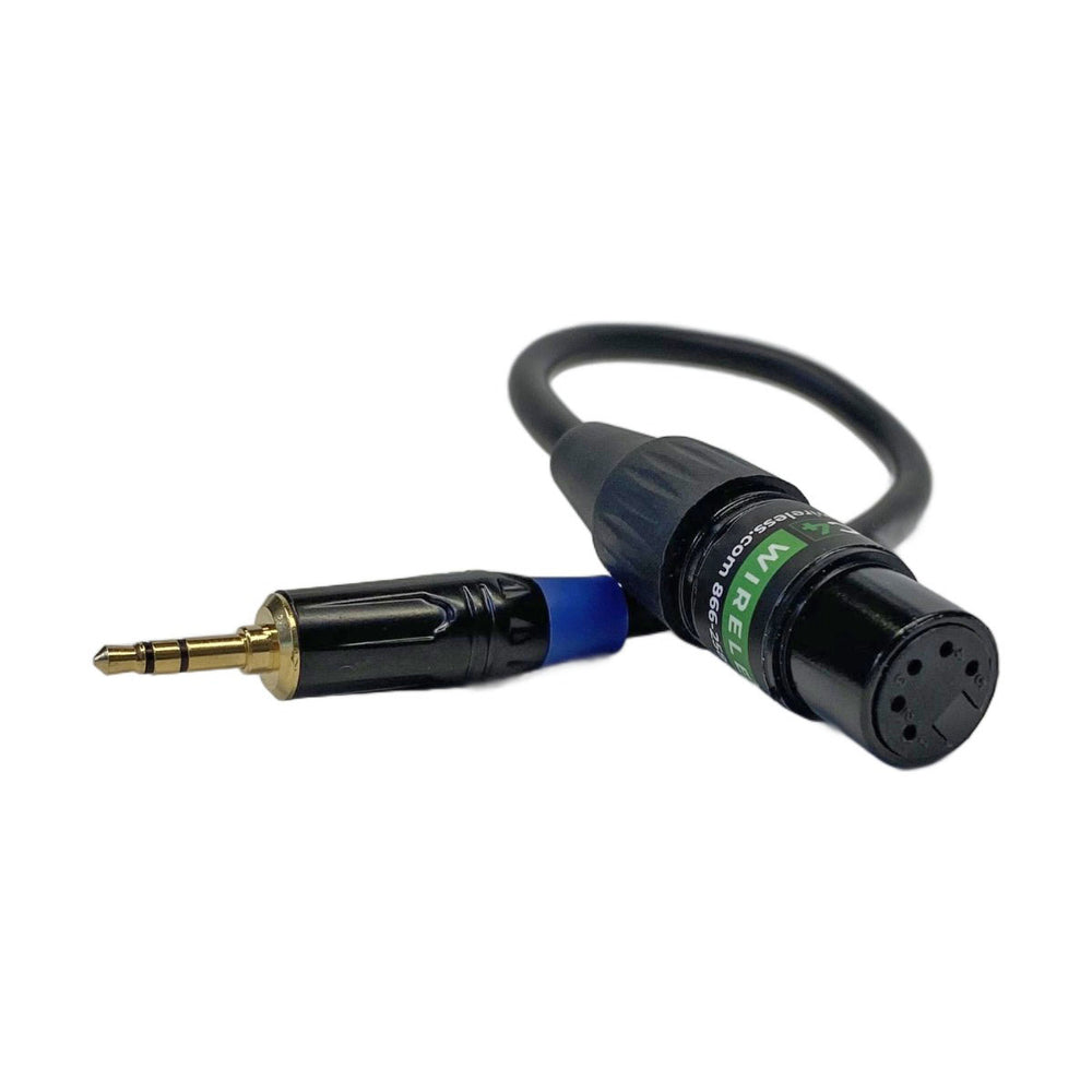RC4 3.5mm Miniplug to 5-Pin XLR (Female) Adaptor Cable