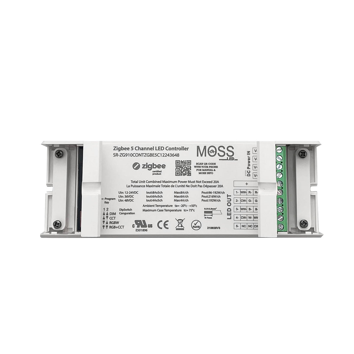 ZigBee 5 Channel LED Controller — Moss LED