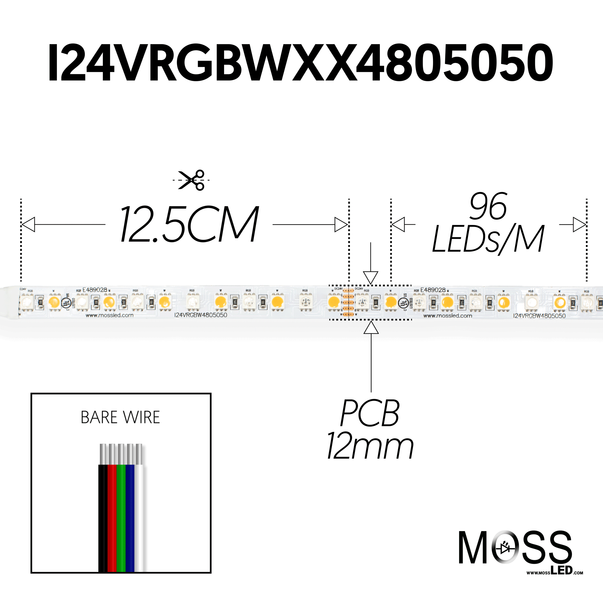 FlexLED 96 RGB + White 24V