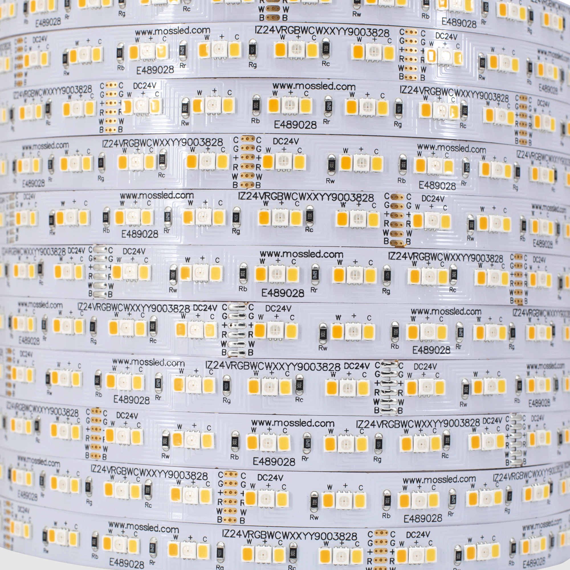 FlexLED 180 RGB+WW+CW 24V Gold