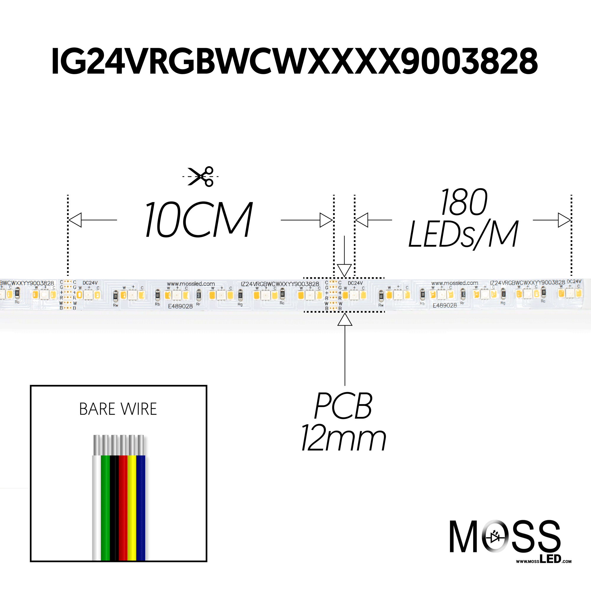 FlexLED 180 RGB+WW+CW 24V