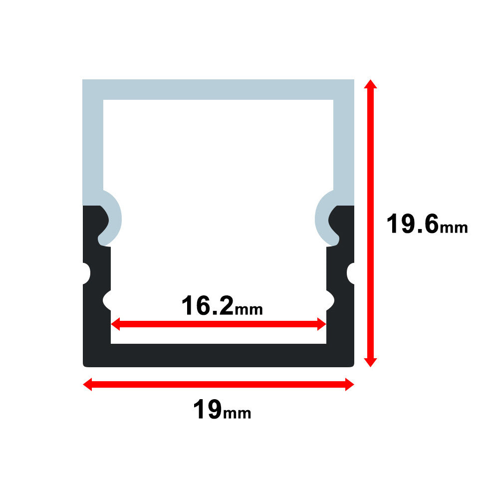 Aluminum Channel - MOSS-ALM-2016B