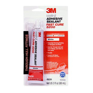 3M Marine Adhesive Sealant 5200 Fast Cure white tube for waterproof LED installation bonding and sealing