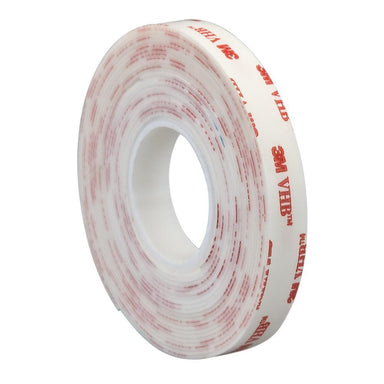 3M VHB 4950 high tack double-sided acrylic foam tape white roll 36 yards for permanent bonding of LED strip lights to metal surfaces