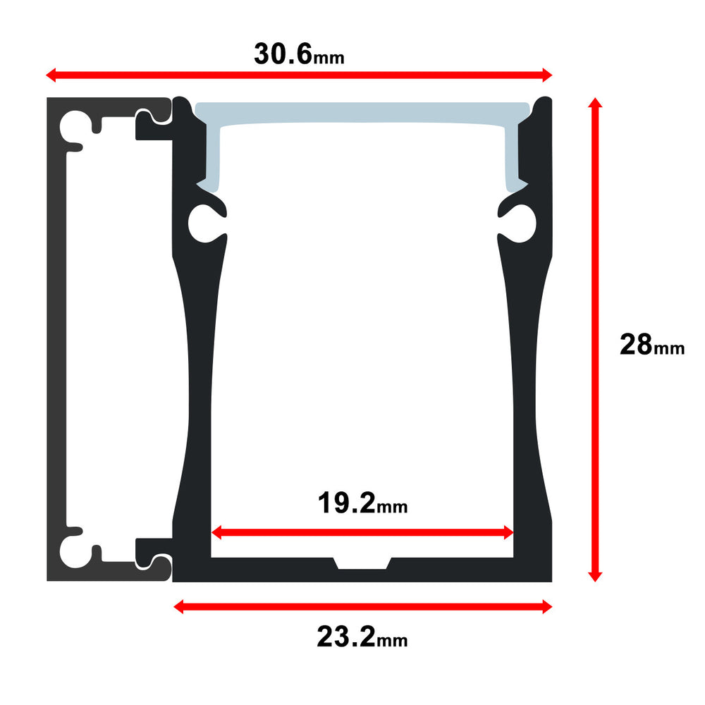 Aluminum Channel - MOSS-ALJ-3028