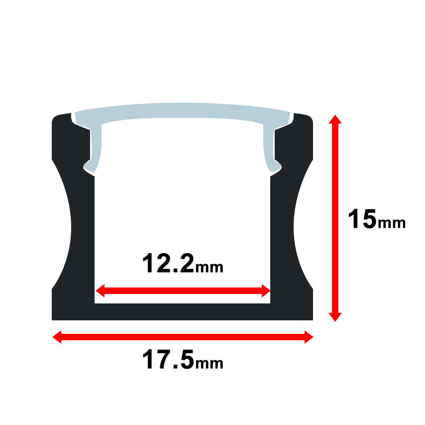 Aluminum Channel - MOSS-ALM-1715