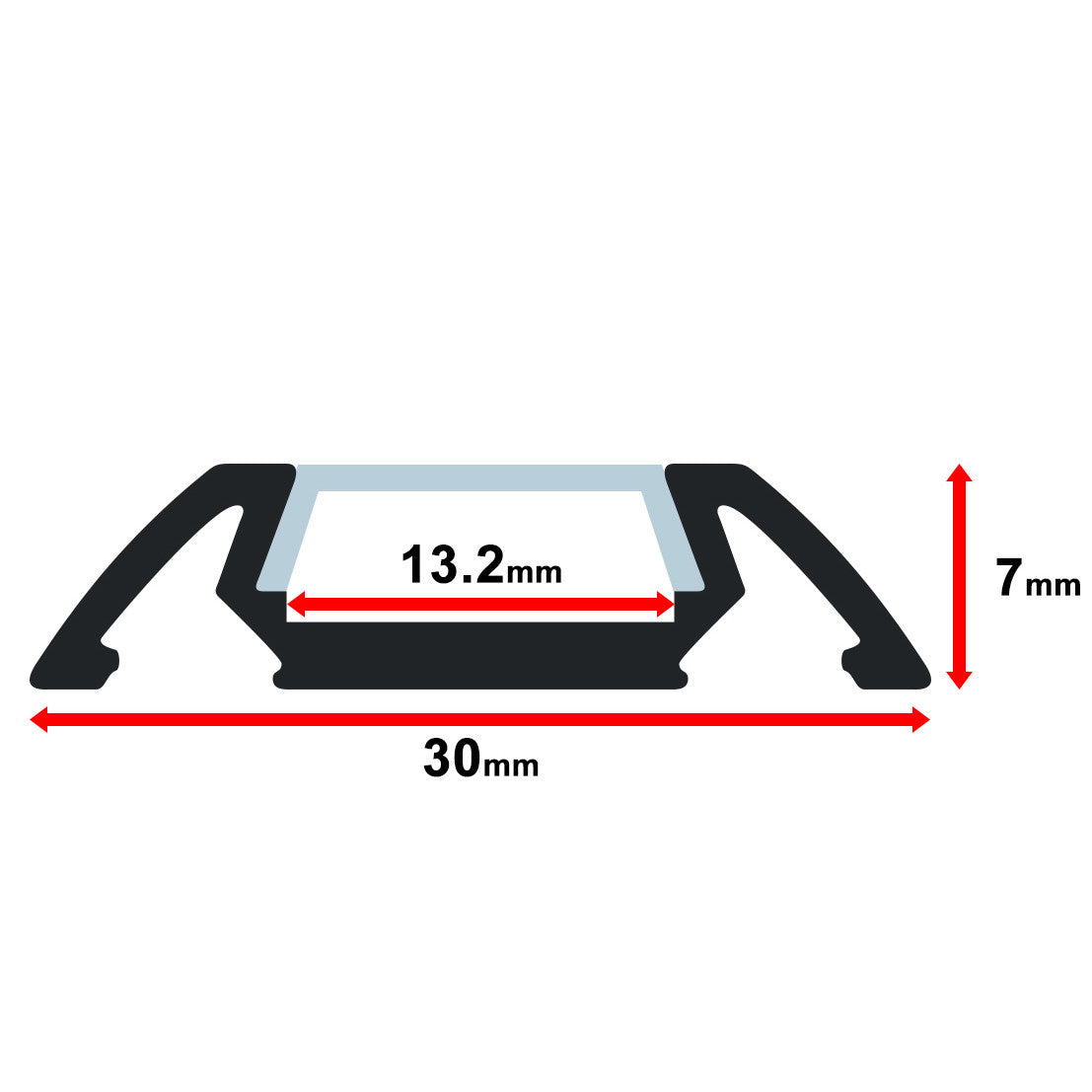 Aluminum Channel - MOSS-ALM-3006