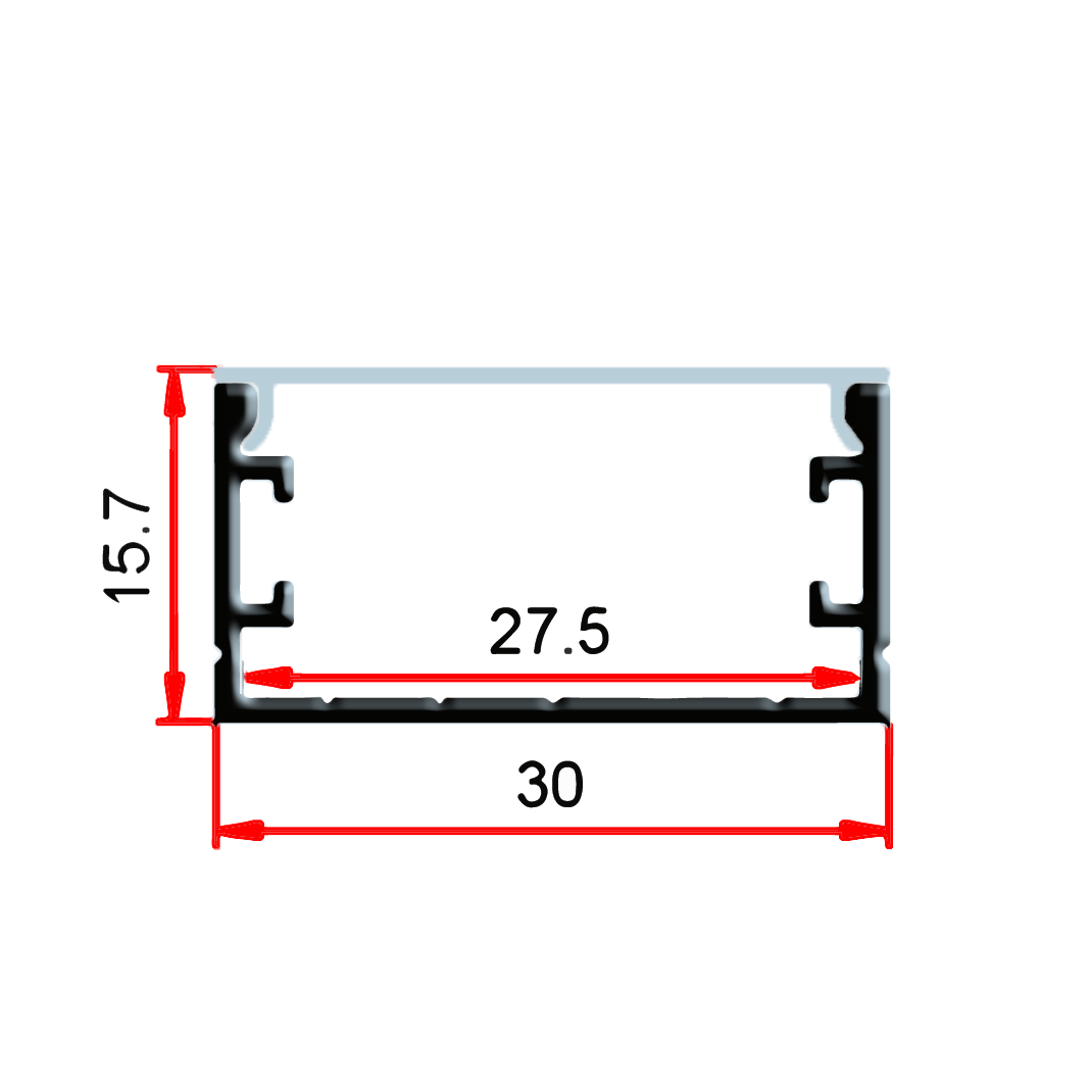 Aluminum Channel - MOSS-ALQ-3015