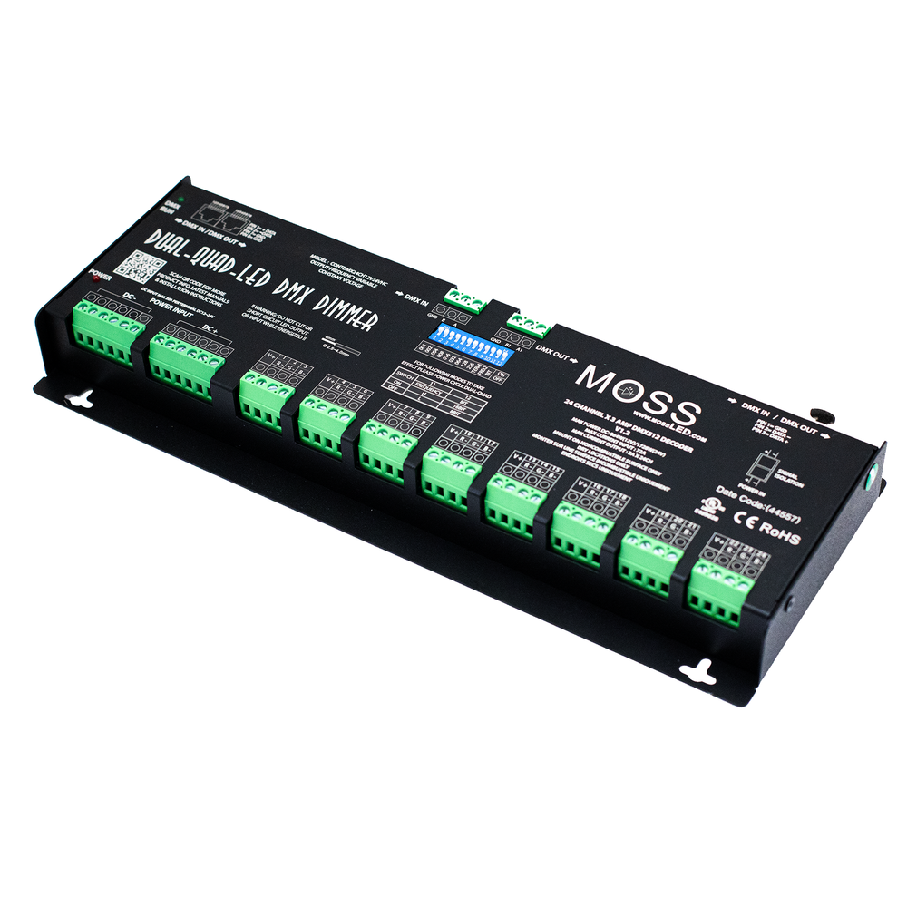 Dual-Quad-LED DMX - 24 Channel Dimmer