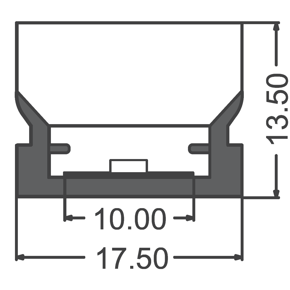 Aluminum Channel - MOSS-ALJ-2232