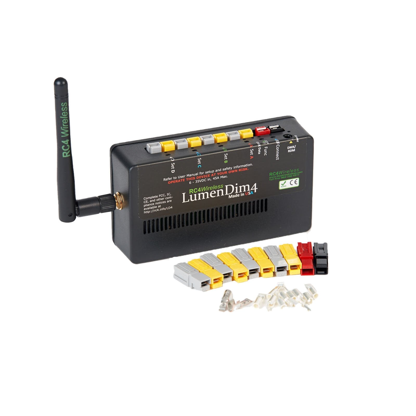LumenDim4 - 4 Channel CRMX Wireless Dimmer