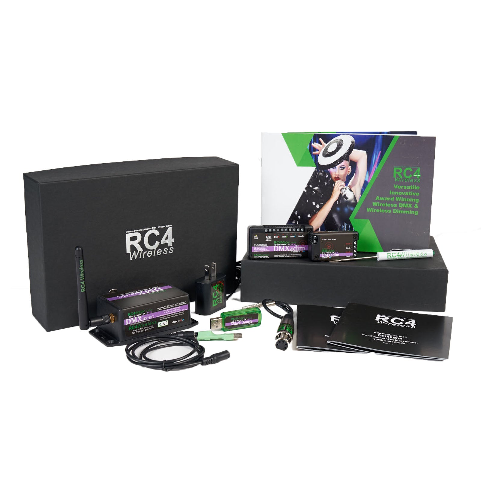 RC4Magic S3 2.4GHz 6-Channel Wireless Dimming Starter Kit : Model P11100