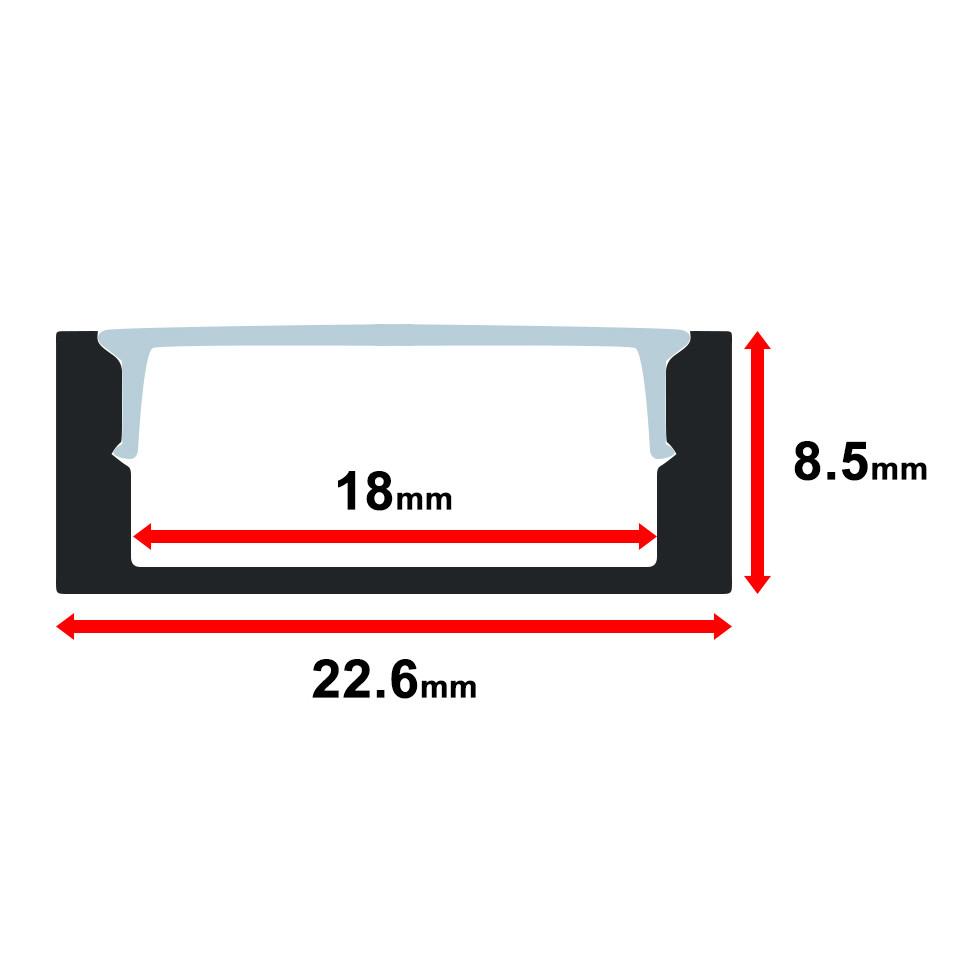 Aluminum Channel - MOSS-ALJ-2210-2208