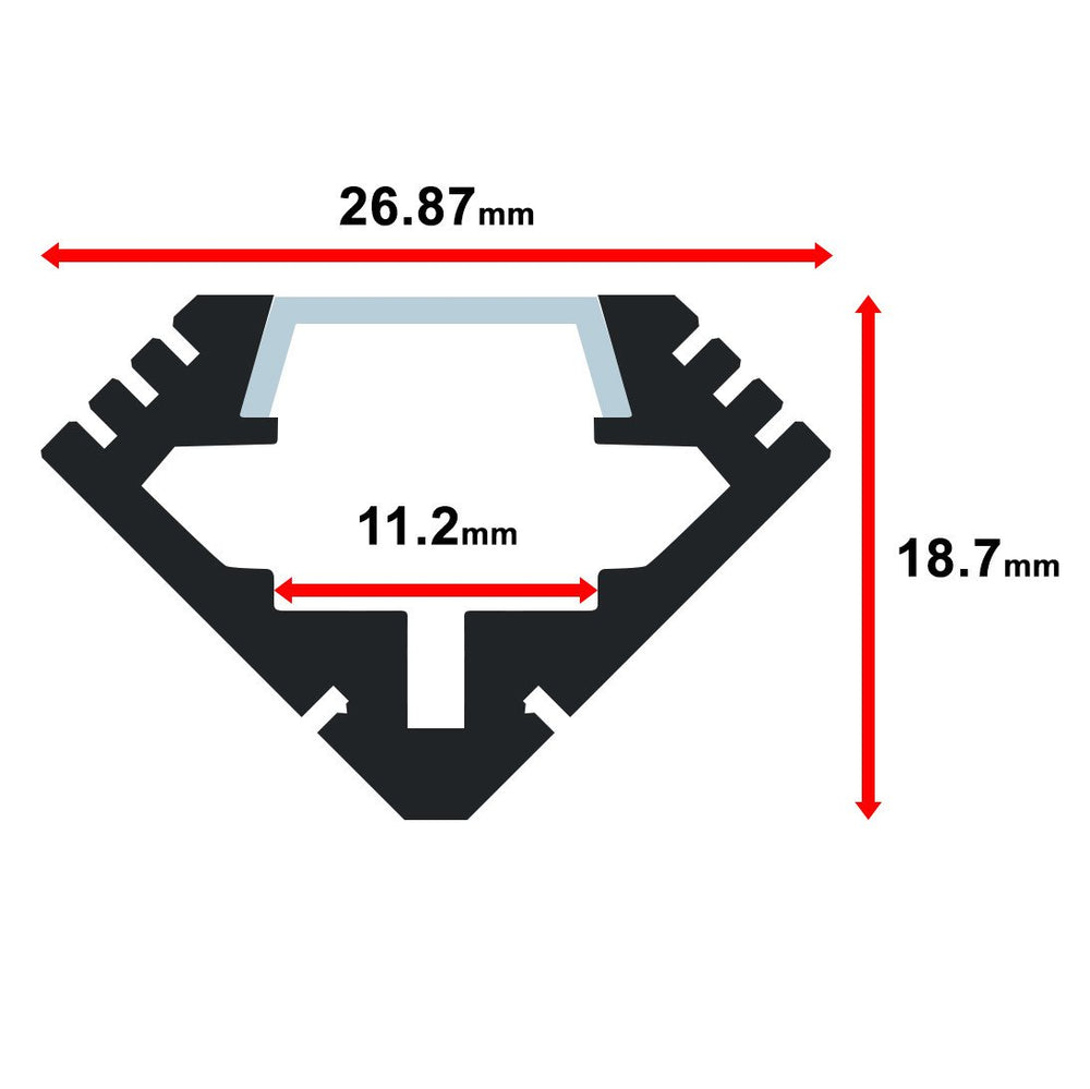 Aluminum Channel - MOSS-ALM-1919