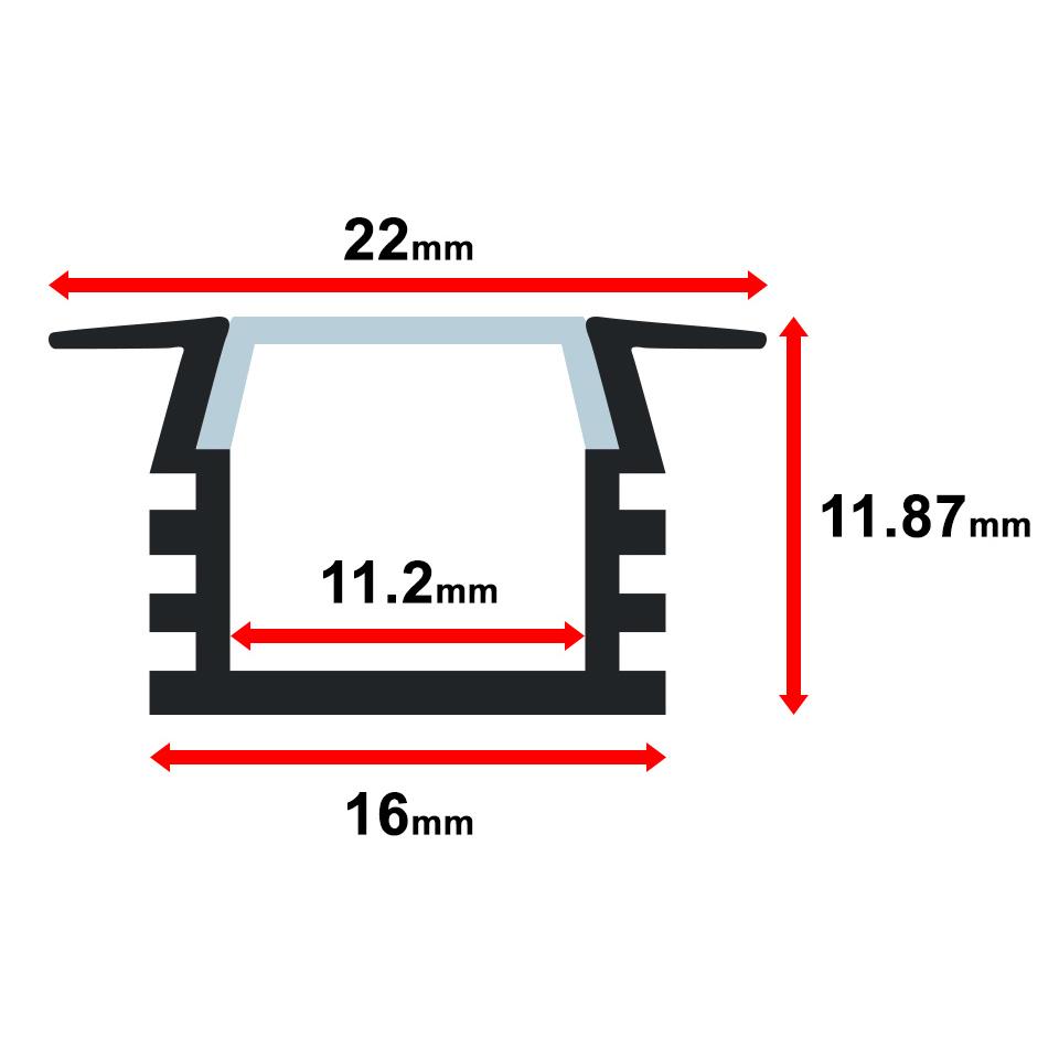 MOSS-ALM-2212 Cover Only - Milky - 2 Meter