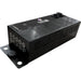Astera AX1 PixelTube ChargingBox black power supply unit with multiple DC barrel output connectors PowerCon input and mounting bracket on white background