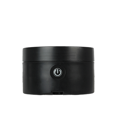 Astera AX3 Lightdrop charging base with power button black compact design