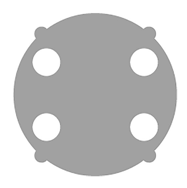Astera AX3 LightDrop wall washer filter disc with cutout holes for wide beam spread LED lighting accessory