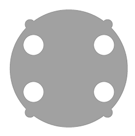 Astera AX3 LightDrop wall washer filter disc with cutout holes for wide beam spread LED lighting accessory
