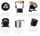 Astera AX5 TriplePAR feature overview showing RGBAW LEDs Gaggione lenses slide-out bracket clip-in filters waterproof connectors elegant covers quick release kickstand