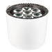 Astera AX9 flex cover white wrapped on fixture with LED lenses visible from top view on transparent background