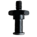 Astera Bolt for AX5 TriplePAR stainless steel three eighths inch thread hex nut mounting stud on transparent background