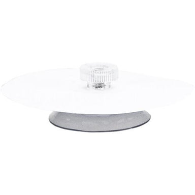 Astera CupBouncer for NYX Bulb clear transparent beam spreader disc with suction cup attachment to widen light beam angle on white background