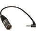 Astera DMX adapter cable for ART7 with 5-pin XLR female connector to 3.5mm headphone jack for DMX lighting control