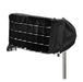 Astera DOP Choice SnapGrid 40 degree fabric egg crate grid accessory mounted on LED panel light black nylon softbox grid for beam control on white background