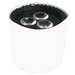 Astera Flex Cover White for AX9 PowerPar set of 8 white flexible wrap cover with three LED lenses visible top view on transparent background