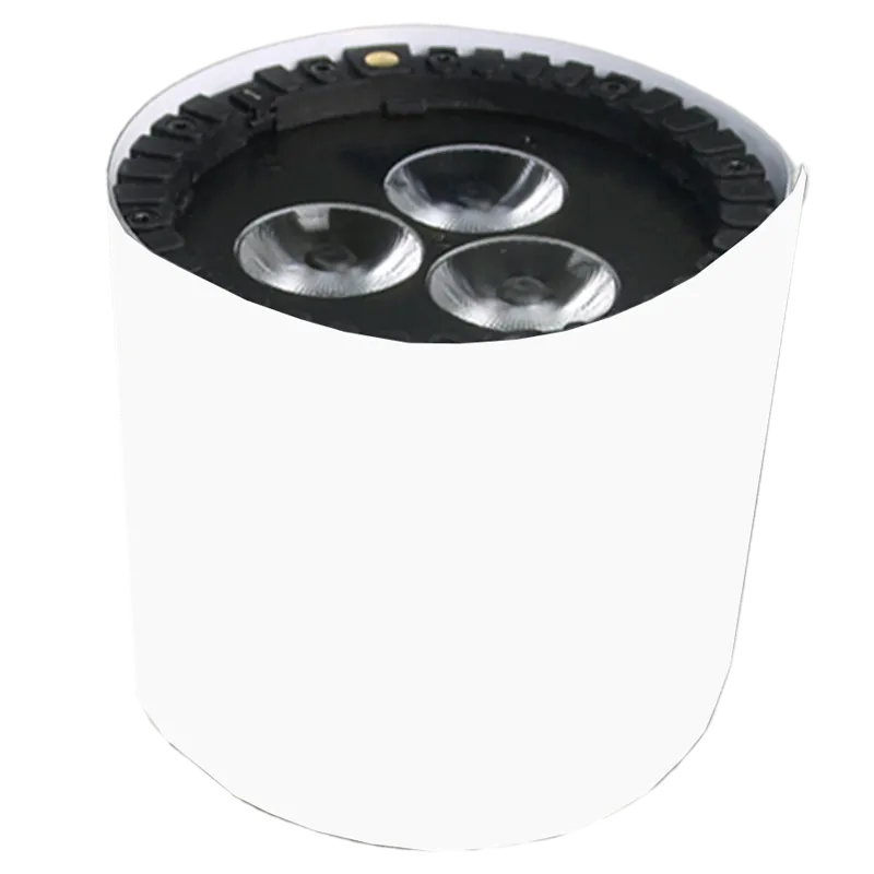 Astera Flex Cover White for AX9 PowerPar set of 8 white flexible wrap cover with three LED lenses visible top view on transparent background