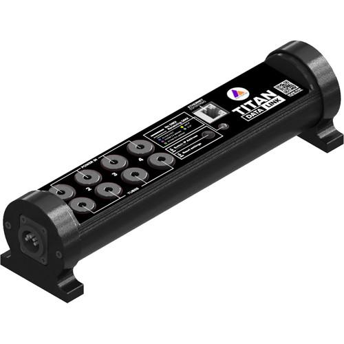 Astera FP3 Datalink Titan DMX data distribution device with multiple XLR outputs and Ethernet DMX input
