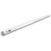 Astera Hyperion FP3 LED tube light angled view showing full length white tube with LCD control display navigation buttons battery indicator and charging contact pins for professional wireless film and event lighting on white background