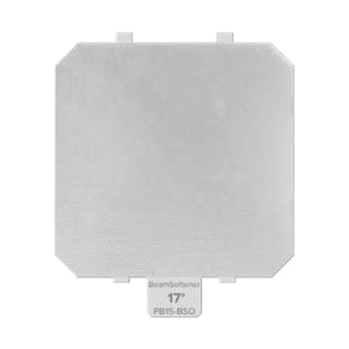 Astera PB15 PixelBrick BeamSoftener 17 degree diffusion panel accessory translucent frosted snap-on light modifier for soft beam spread control on white background