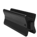 Astera PB15 PixelBrick BrickConnect linking connector accessory dark plastic clip for joining multiple PixelBrick LED lights together in a row on transparent background