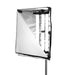 Astera SNAPBAG 3 tube softbox for Helios side view with diffusion panel open showing tubes