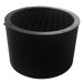 Astera Snoot for AX5 TriplePAR black beam shaping device with built-in honeycomb grid top angle view on transparent background