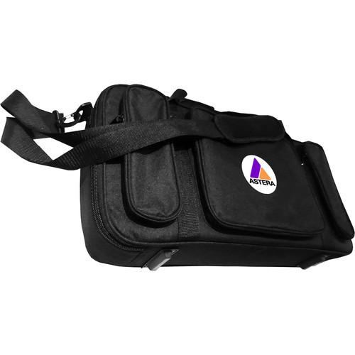 Astera soft bag for Helios tubes black padded carrying case with shoulder strap fits 4 Helios LED tubes
