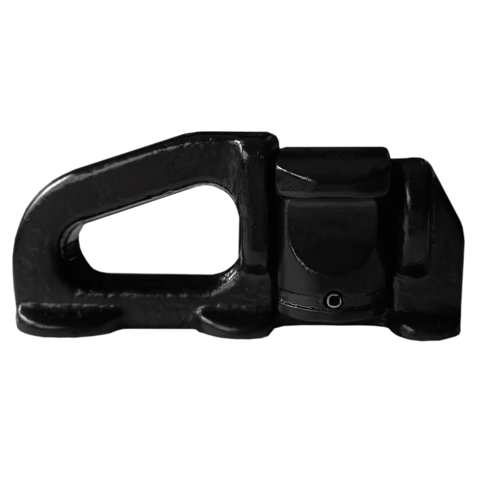 Astera TrackHanger black double-stud fitting rigging accessory for AX2 and Airline track mount on transparent background