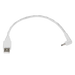 Astera USB cable for FP5 NYX Bulb white USB-A to right angle DC connector 20cm transparent background