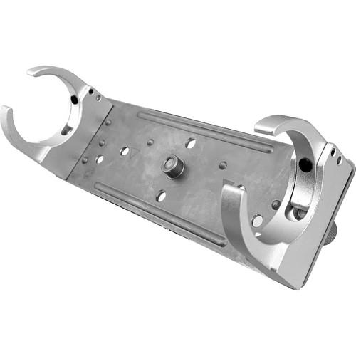 Astera wing plate mounting bracket for AX1 and Titan Tube with hook and multiple mounting holes on white background