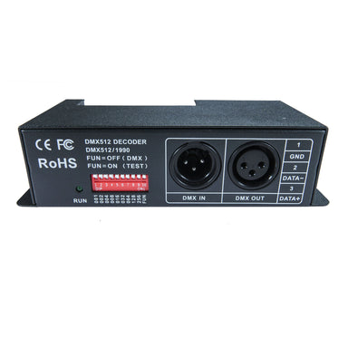 DMX Decoder Controller 3/4 Channel (RGBW/RGBA) - Moss LED
