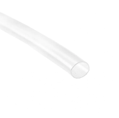 Clear transparent heat shrink tubing with 2:1 shrink ratio for LED strip light wire connections and waterproofing