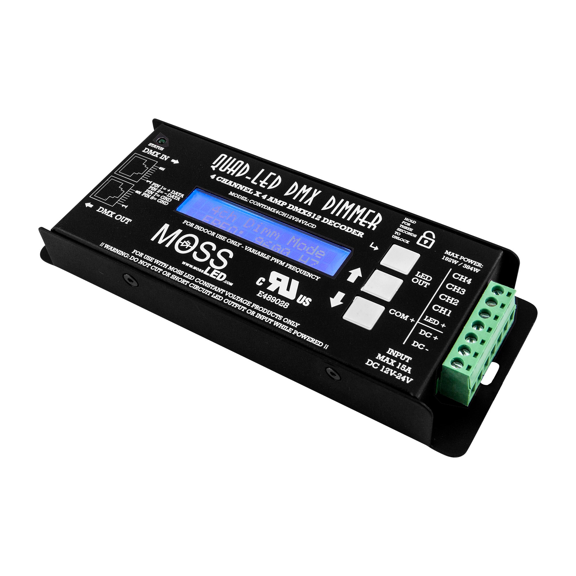 Quad-LED DMX - 4 Channel Dimmer