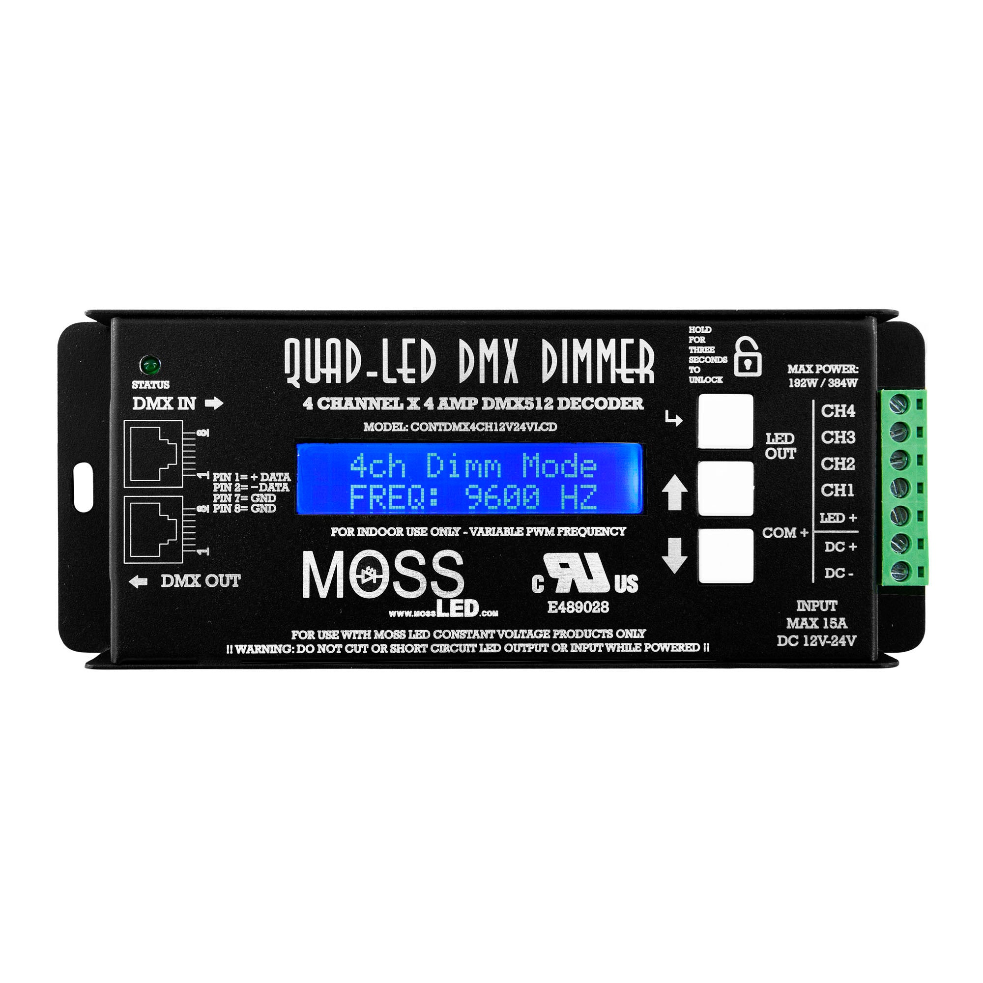 Quad-LED DMX - 4 Channel Dimmer