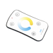 LTECH M5 CCT bi-color wireless RF remote controller white with color temperature wheel dimming and on off buttons for LED strip lighting