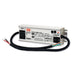 MeanWell HLG-185H-12A fanless metal housed LED power supply 185W 12VDC IP65 rated with input and output cables